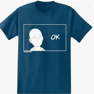 One Punch Man Saitama OK Mens tee